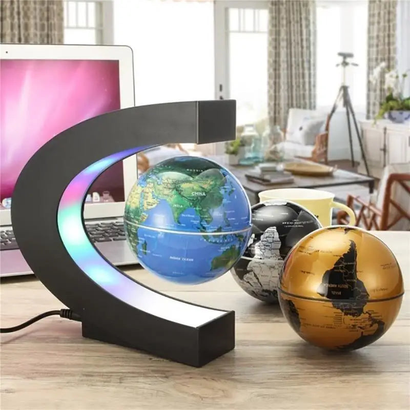 LED World Globe Map , Floating Magnetic Levitation Electronic