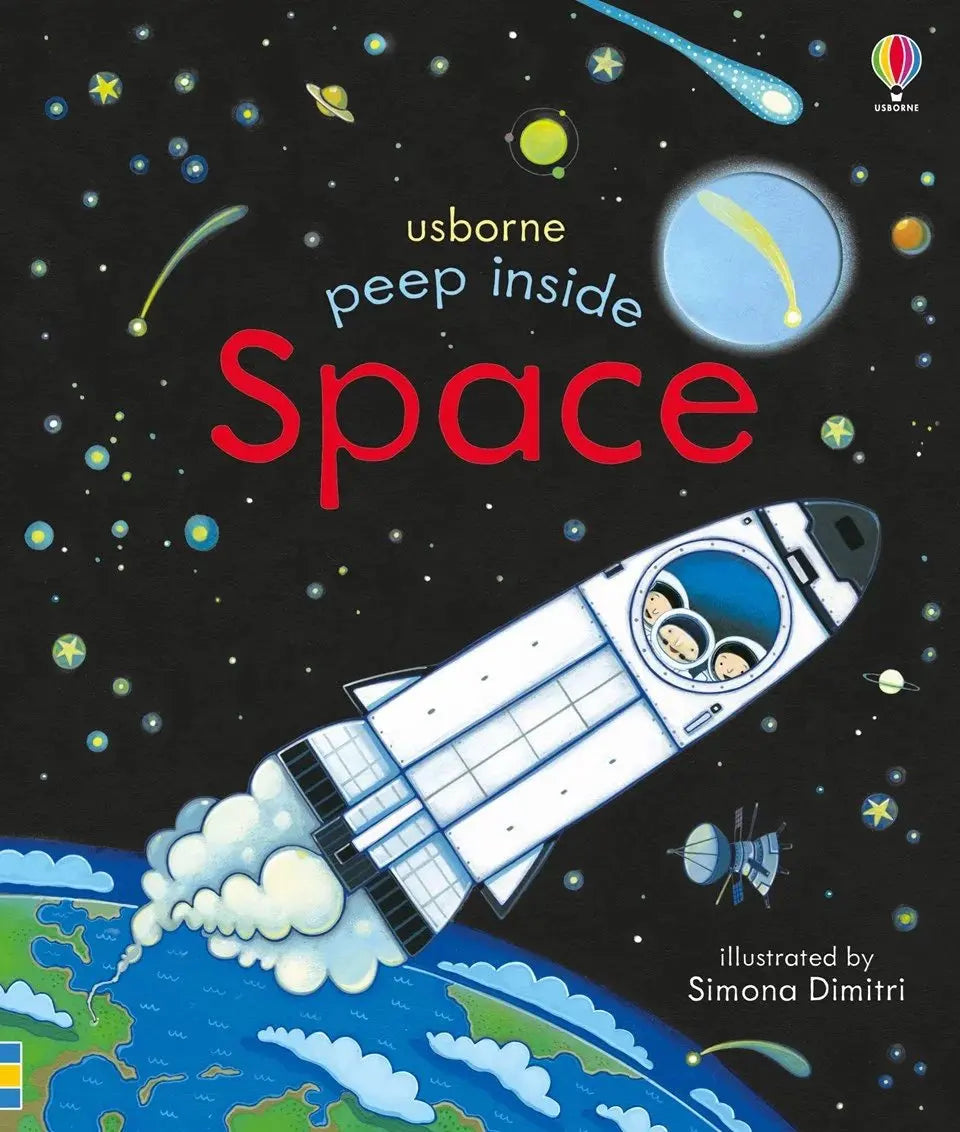 Peep Inside Space English Educational Flap Picture Book For Baby kids reading book , CODE ES125