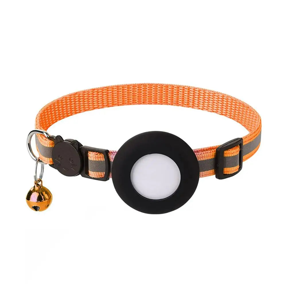 Silicone Anti-Lost Pet Cat Collar: Protective Wearable Tracker for Apple Airtag  , Code ES116