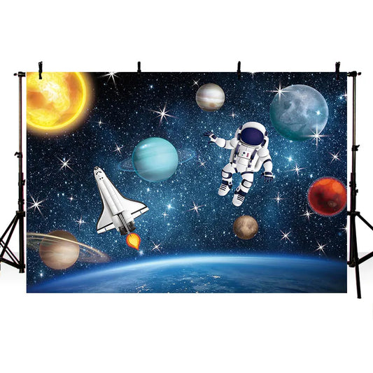 Astronaut & Rocket Galaxy Decor for Birthday Parties