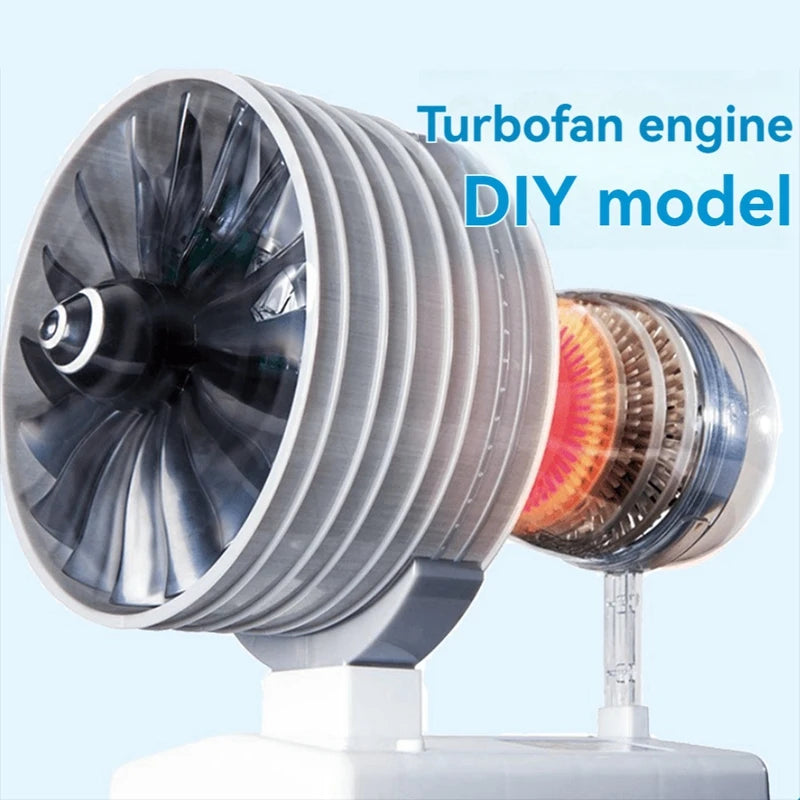 DIY STEM Jet Aircraft Engine Model Assembly