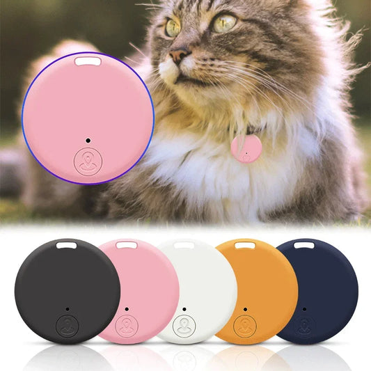 Cat & Dog GPS Bluetooth 5.0 Tracker: Mini Round Anti-Lost Device for Pets, Kids, Bags, and Wallets  , Cod : SE119