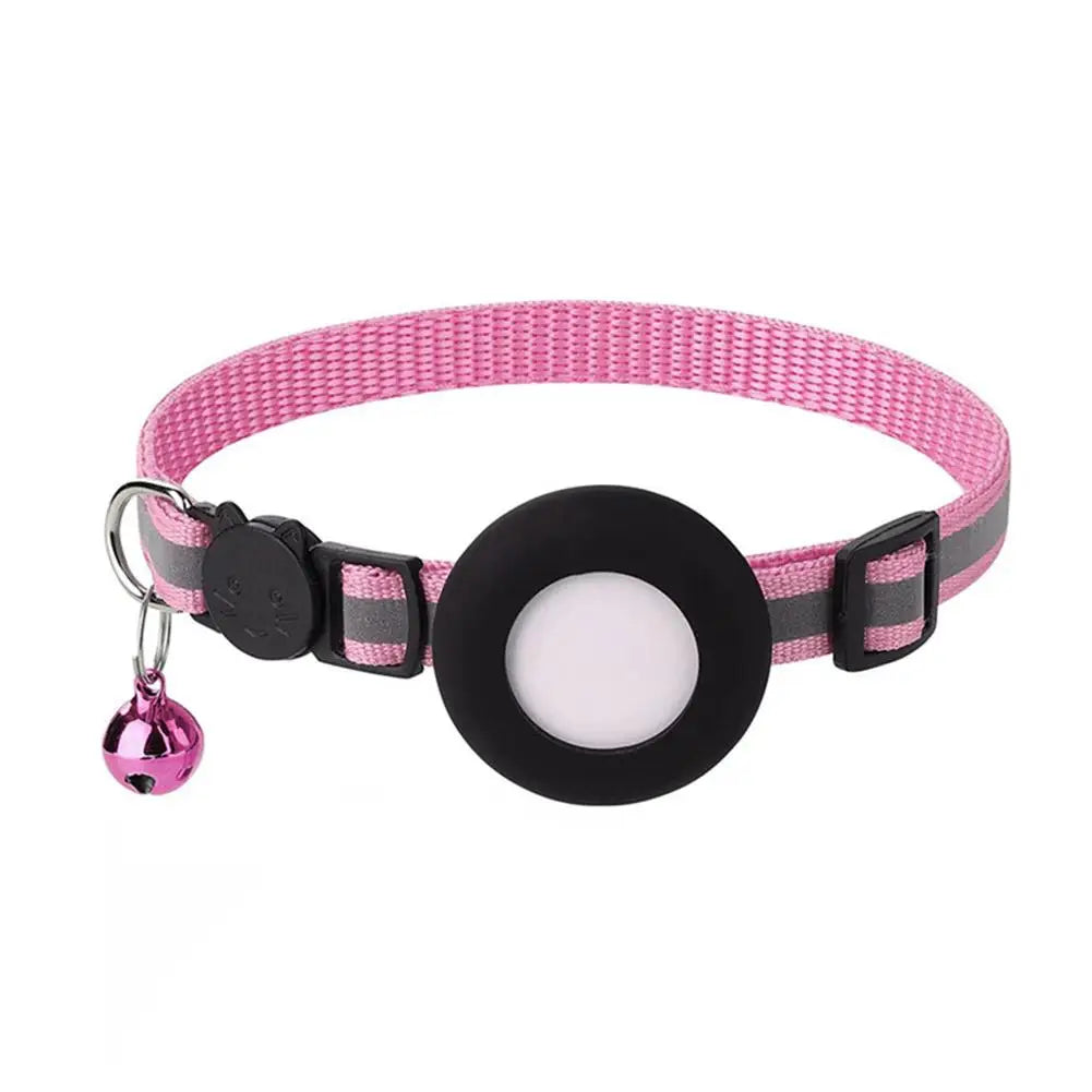 Silicone Anti-Lost Pet Cat Collar: Protective Wearable Tracker for Apple Airtag  , Code ES116