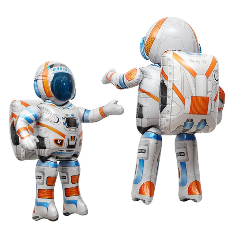 1Pcs Space Theme Birthday Party Rocket Astronaut Balloon Birthday Party Decoration , ES113