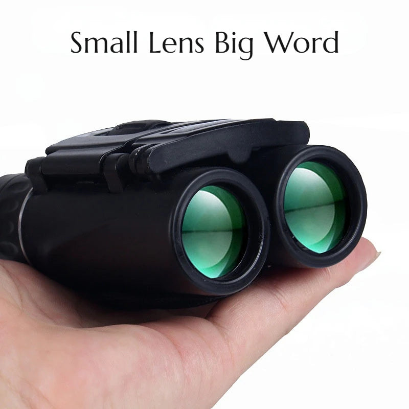 40x22 HD Powerful Binoculars 2000M Long Range Folding Mini Telescope , code : ES107