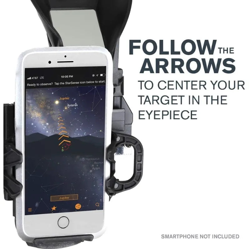 CELESTRON StarSense Explorer DX 130AZ Smartphone App-Enabled Telescope – Works with StarSense App to Help You Find Stars, Planets & More – 130mm Newtonian Reflector – iPhone/Android Compatible  |  code : SE137