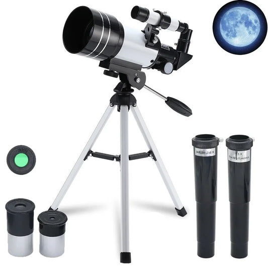 150X Zoom HD Star & Moon Military Telescope: Professional Long-Range Astronomical Monocular with Night Vision | code : ES129